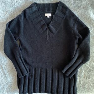 Lou & Grey Black Knit Sweater